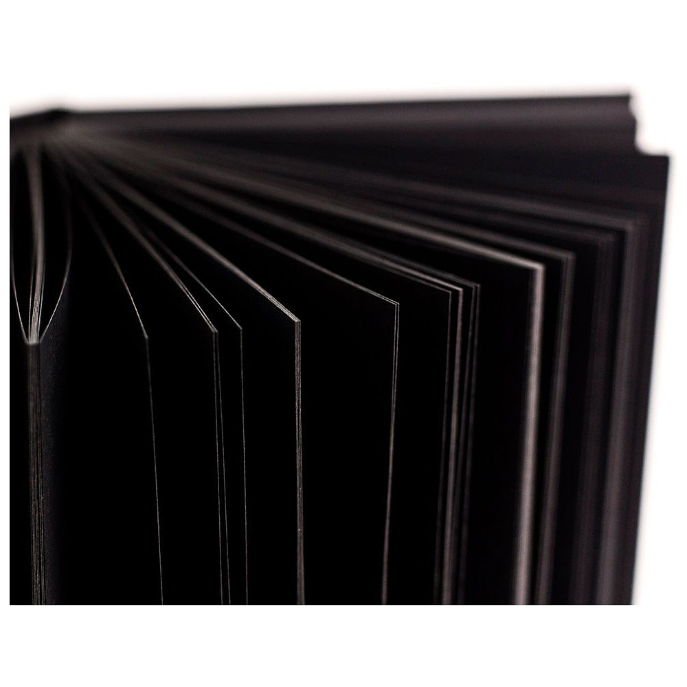 Скетчбук для графики "GrafArt. Total Black", 14.5x19 см, 150 г/м2, 80 л, черный - 2