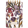 Блокнот "Flora. Ирисы", В6, 100 листов, линейка, спираль сверху, белый, фиолетовый - 2