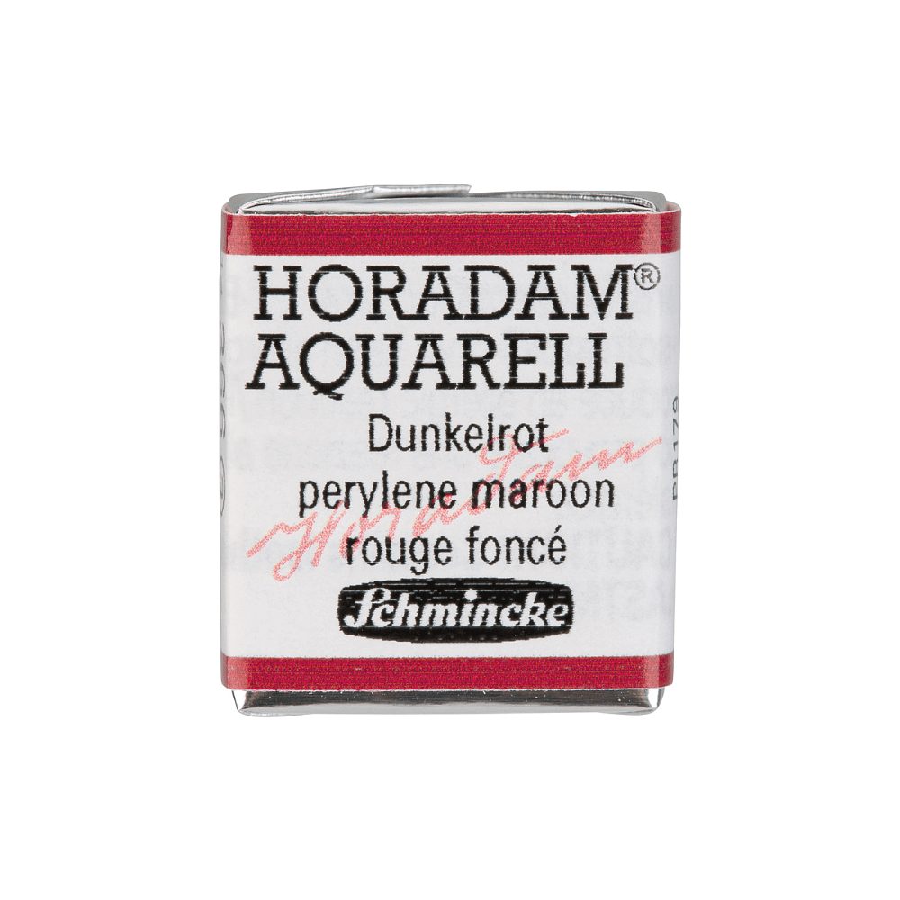 Краски акварельные "Schmincke Horadam", 366 перилен коричневый, полукювета