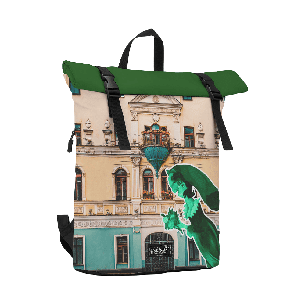 Рюкзак молодежный "Ролл-мини День Рождения", Марк Шагал, разноцветный