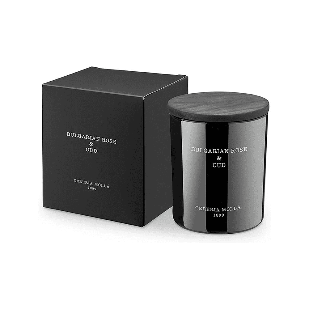 Свеча ароматическая CERERIA MOLLA "Bulgarian Rose & Oud", 230 гр., подарочная упаковка