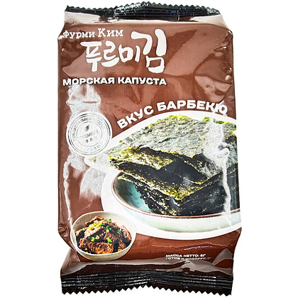 Капуста морская "Furmi Kim", со вкусом барбекю, 5 гр.