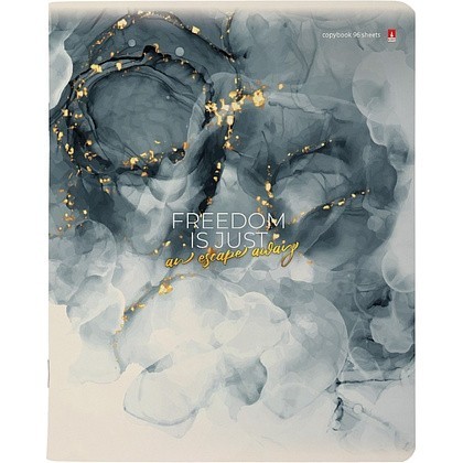 Тетрадь "Мрамор", А5, 96 листов, клетка, ассорти - 4
