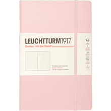 Блокнот "Leuchtturm1917. Classic", А5, 251 страница, в точку, на резинке, пудровый