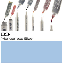 Чернила для заправки маркеров "Copic", B-34 марганцево-синий