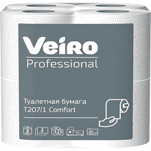Бумага туалетная "Professional Comfort", 2 слоя, 8 рулонов