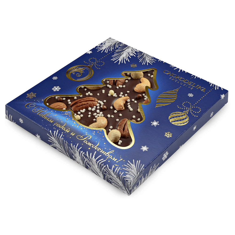 Шоколад темный "Космический сюрприз", 150 г, новогодняя упаковка - 2