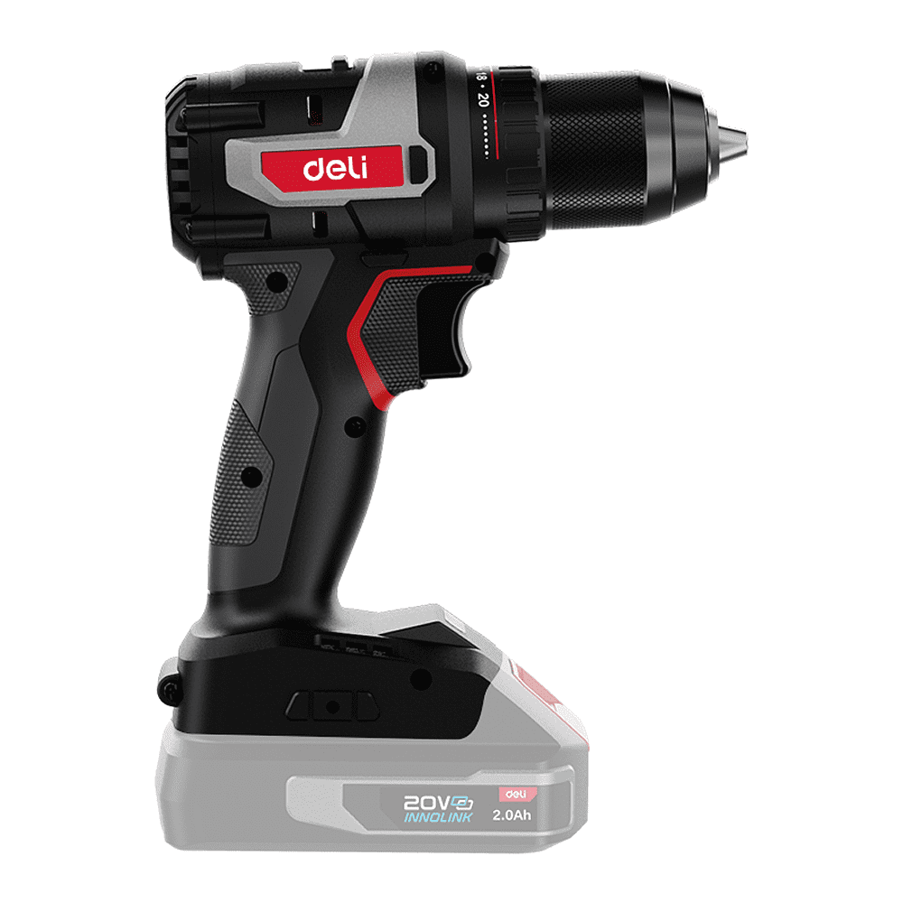 Аккумуляторная дрель-шуруповерт Deli RS EDE-DZ20-1, 20 В, 50 Нм, без АКБ и З/У, коробка - 4 Аккумуляторная дрель-шуруповерт Deli RS EDE-DZ20-1, 20 В, 50 Нм, без АКБ и З/У, коробка - 4