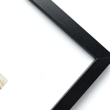 Фоторамка "1213-80309", 21х29.7 см, дерево со стеклом, черный