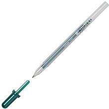 Ручка гелевая "Gelly Roll Glaze", 0.6 мм, прозрачный, стерж. травяной