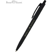 Ручка шариковая автоматическая "PointClick. Black", 0,5 мм, пластик, ассорти, стерж. синий