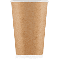 Стакан картонный Ecocups, 50 шт, 400 мл, крафт