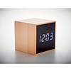 Часы-будильник LED настольные "Mara Clock", коричневый - 6