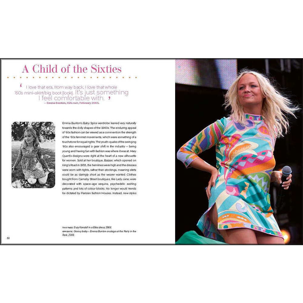 Книга на английском языке "Spice Girls and the Clothes They Wear", Newman T.  - 5