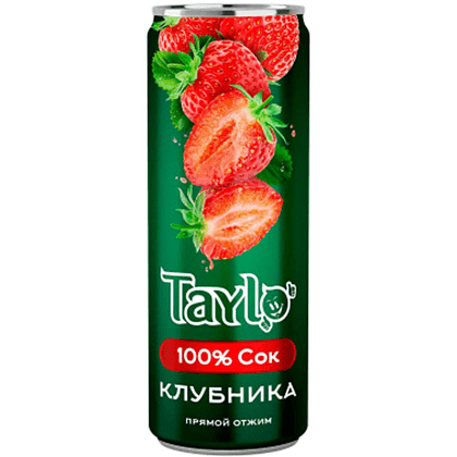 Сок Taylo "Клубника", 0.25 л
