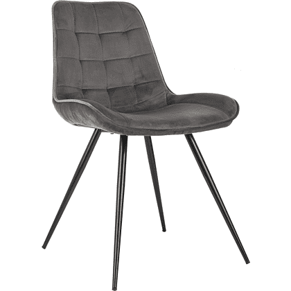 Стул Бюрократ "CH-K2_4", ткань, темно-серый, металл, комплект 4 штуки - 2