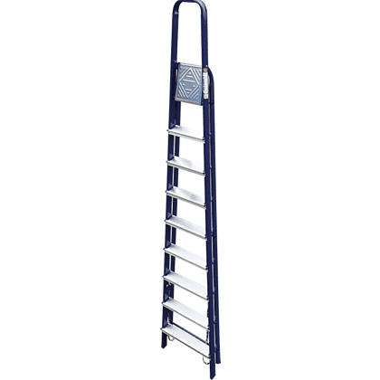 Лестница-стремянка стальная 9-и ступ 8409, 40х20   - 5