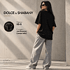 Футболка унисекс "Dolce & Shabany", XS-S, х/б, оверсайз, черный - 3