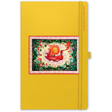Скетчбук "Летучий корабль", Наталья Липская, 80 листов, нелинованный, желтый 