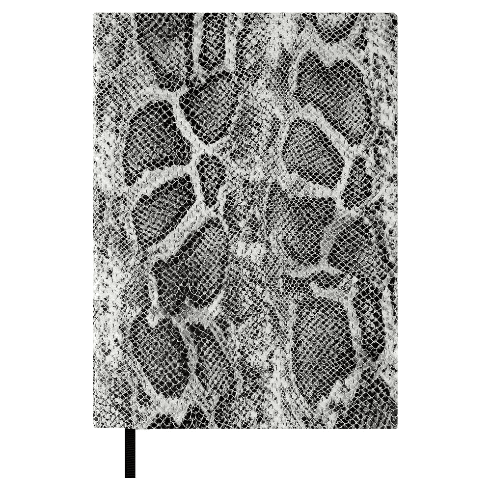 Ежедневник недатированный "Питон", А6+, 320 страниц, линейка, серый