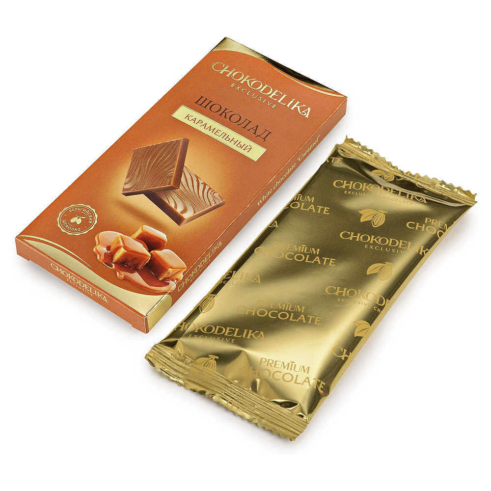 Шоколад белый "Карамельный", 25 гр. - 3
