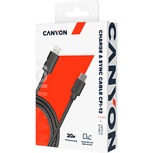 кабель Canyon "CNE-CFI12B", 2 м, черный
