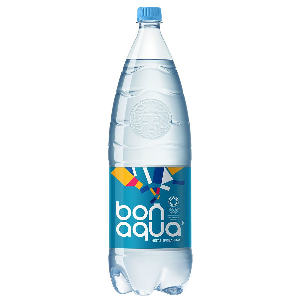 Вода питьевая "Bonaqua", негазированная, 2 л