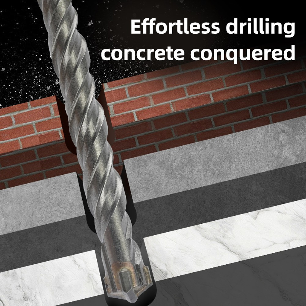 Бур по бетону Deli YS EDH-YCZ11006-E1, 6x110 мм, X-Tip, SDS-PLUS - 5 Бур по бетону Deli YS EDH-YCZ11006-E1, 6x110 мм, X-Tip, SDS-PLUS - 5