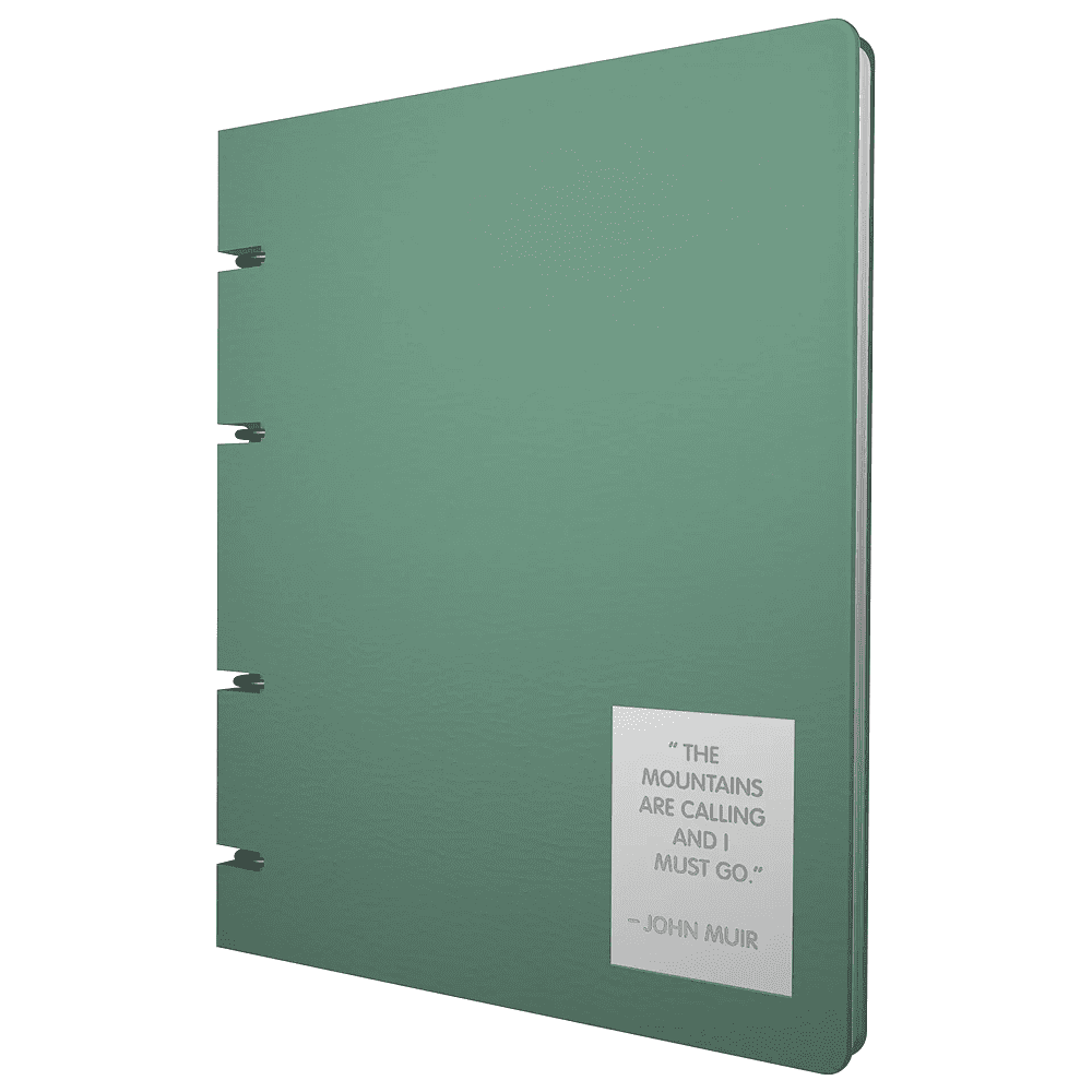 Тетрадь "Nuances. Эвкалипт", А4, 120 листов, клетка, зеленый