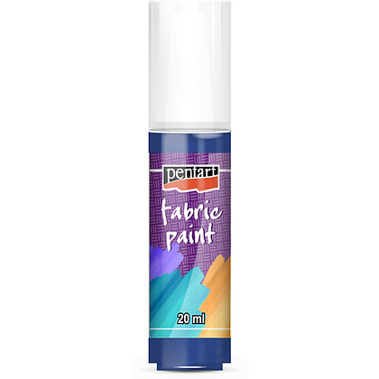 Краски для текстиля "Pentart Fabric paint", 20 мл, синий