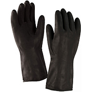 Перчатки кислотощелочестойкие, тип 2, К80 Щ40, р-р 10, черный
