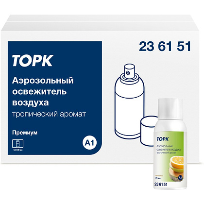 Освежитель воздуха Tork, 75 мл, тропические аромат, A1 - 3