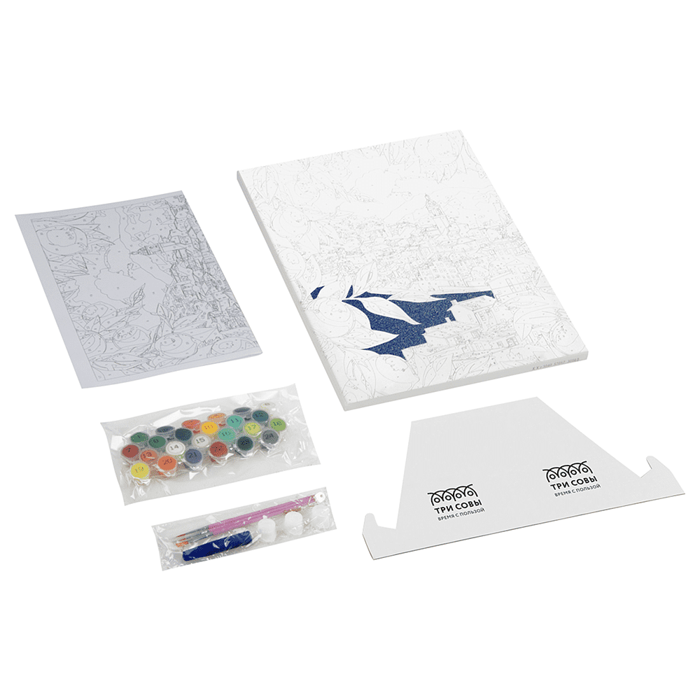 Картина по номерам "Средиземноморское побережье" - 3 Картина по номерам "Средиземноморское побережье" - 3