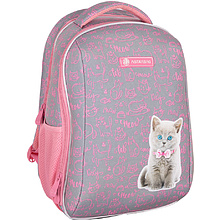 Рюкзак молодежный "Pinky kitty AS2", серый