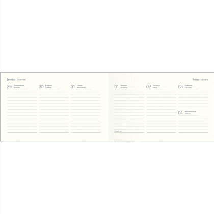 Еженедельник датированный "Pear" на 2026 год, А6, 128 страниц, на резинке, оранжевые груши - 2