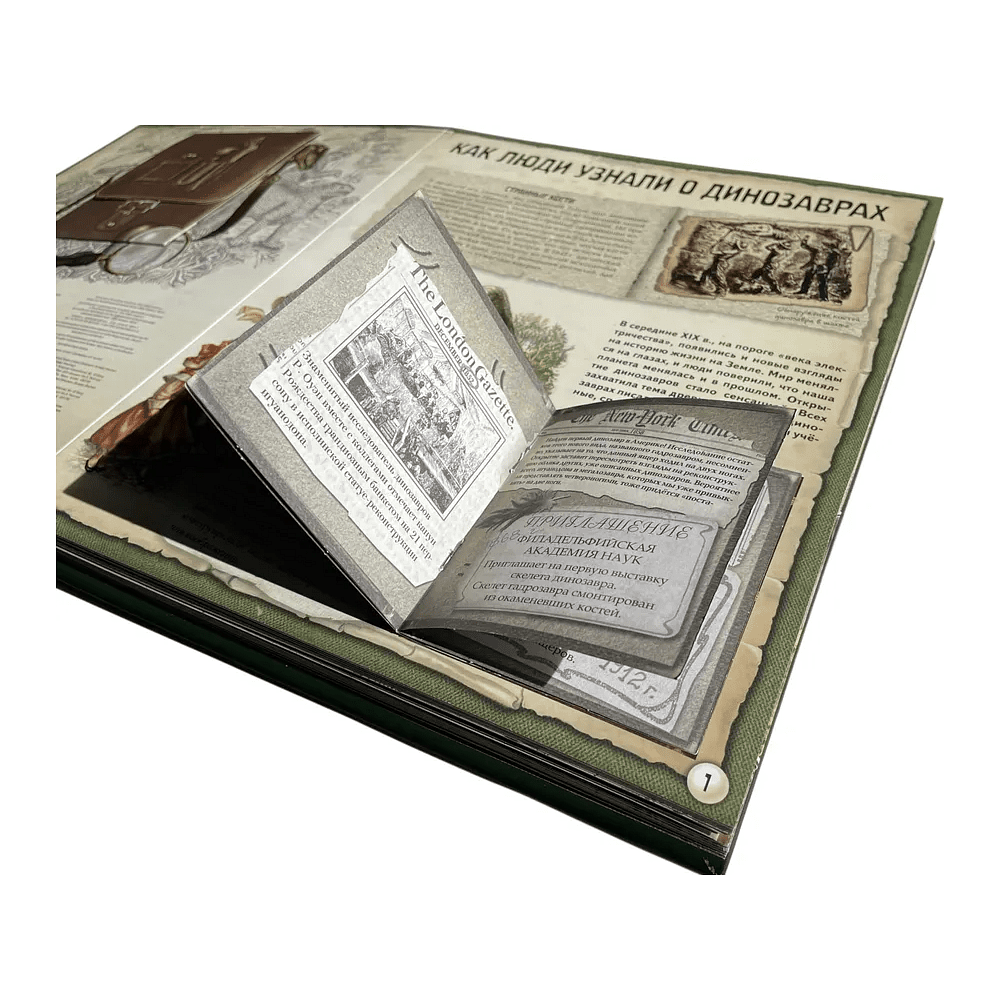 Книга "Динозавры (Интерактивная энциклопедия с окошками, 3D-элементами и pop-up фигурами)", Юлия Школьник - 4