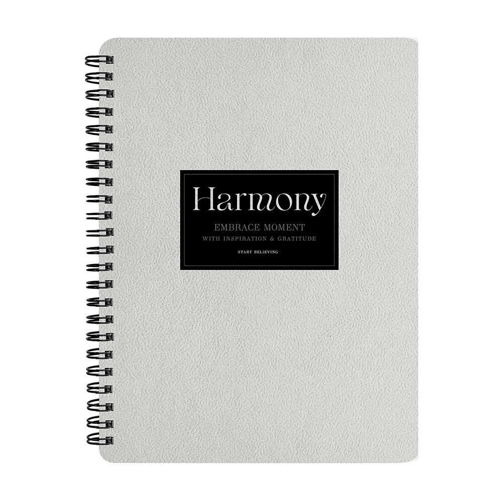 Тетрадь "Harmony айвори рамка", A5, 80 листов, точка, спираль сбоку, айвори