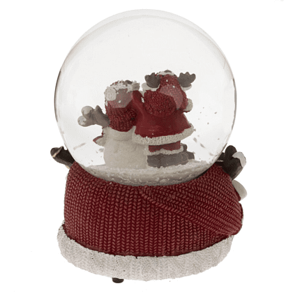 Фигурка музыкальная "Дед Мороз", 11х10х14 см, разноцветный - 4