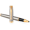 Ручка роллер "IM Brushed Metal GT", 0.5 мм, золотистый, стерж. черный - 3