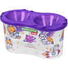 Стакан - непроливайка "Brauberg Kids", двойной, ассорти - 3