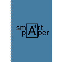 Тетрадь "Smart paper. No 1", А4, 80 листов, клетка, синий