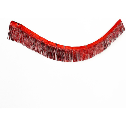 Гирлянда "Дождик", 2 м, ПВХ, с липкой лентой, красный