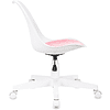 Кресло для персонала Бюрократ CH-W333 Velvet 36, ткань, пластик, розовый - 4