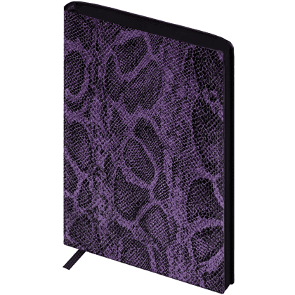 Ежедневник недатированный "Питон", А6+, 320 страниц, линейка, фиолетовый - 2