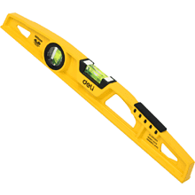 Уровень строительный  Deli YS EDL290400Q, литой, 400 мм, с двойным обзором, пузырьковый