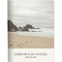 Тетрадь "Ambience побережье", А5+, 48 листов, клетка, разноцветный