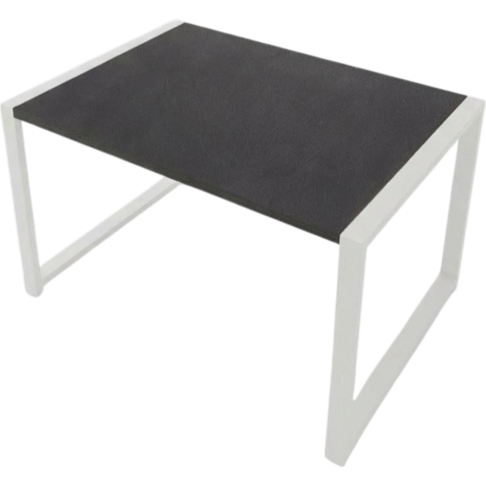 Стол журнальный ALLERD RION, белый муар, Металл Бруклин