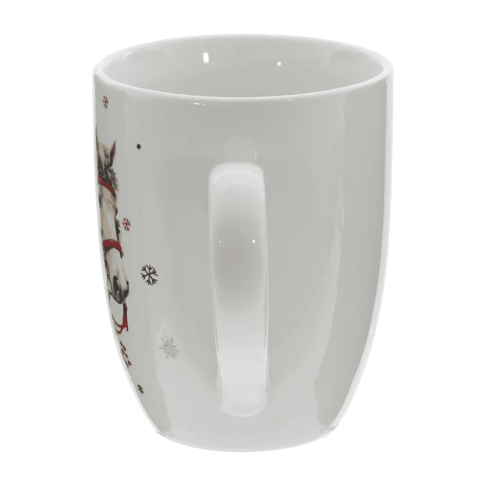 Кружка фарфоровая "Лошадь", 350 мл., разноцветный - 2