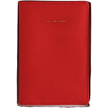 Обложка для паспорта "Красная", кожзам