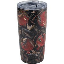 Кружка термическая "Flora. Гранат", металл, пластик, 600 мл, черный